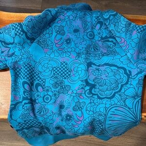 Floral Blue and Purple Top NIKE